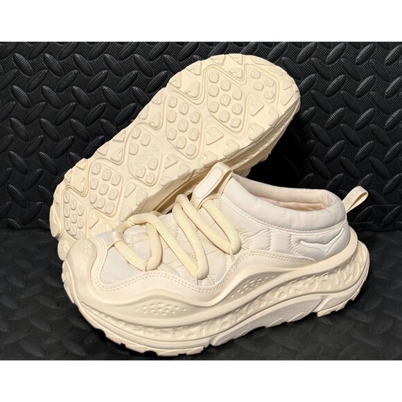 New Hoka One One Ora Primo Vanilla OFF WHITE Slip On 1141570 WOMEN'S 9.5 Men 8.5 - Picture 9 of 16